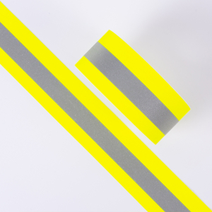 Стрічка Estra R>450 AR жовта/сіра 100% арамід 5,0 см — фото 9510