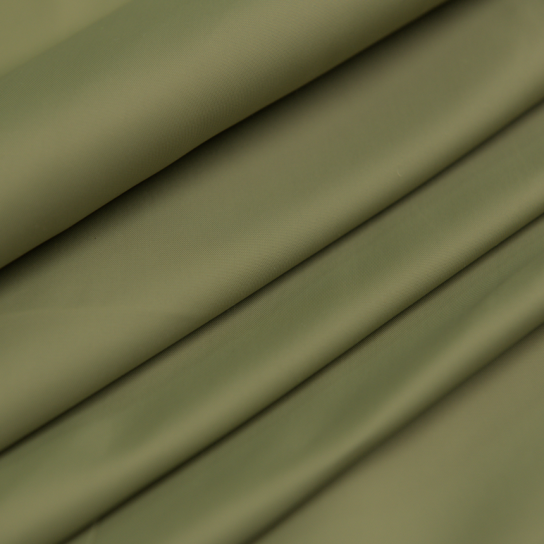 Тканина підкладкова Т-190 оливковий №18-0426 (100% НЕЙЛОН) — фото 6749/0